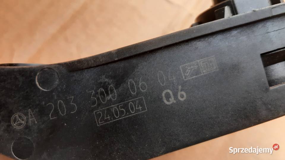 potencjomert pedał gazu mercedes c w203 osobowe Dębno