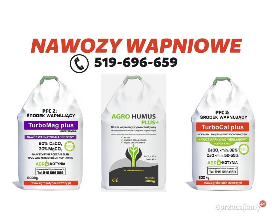 Wapno granulowane Turbocal plus magnezowe Czarna Łódź