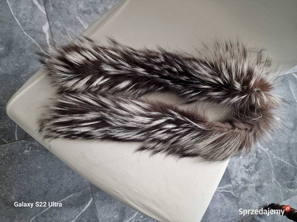 Kołnierz z naturalnego futra Ozdoby Skierniewice sprzedam