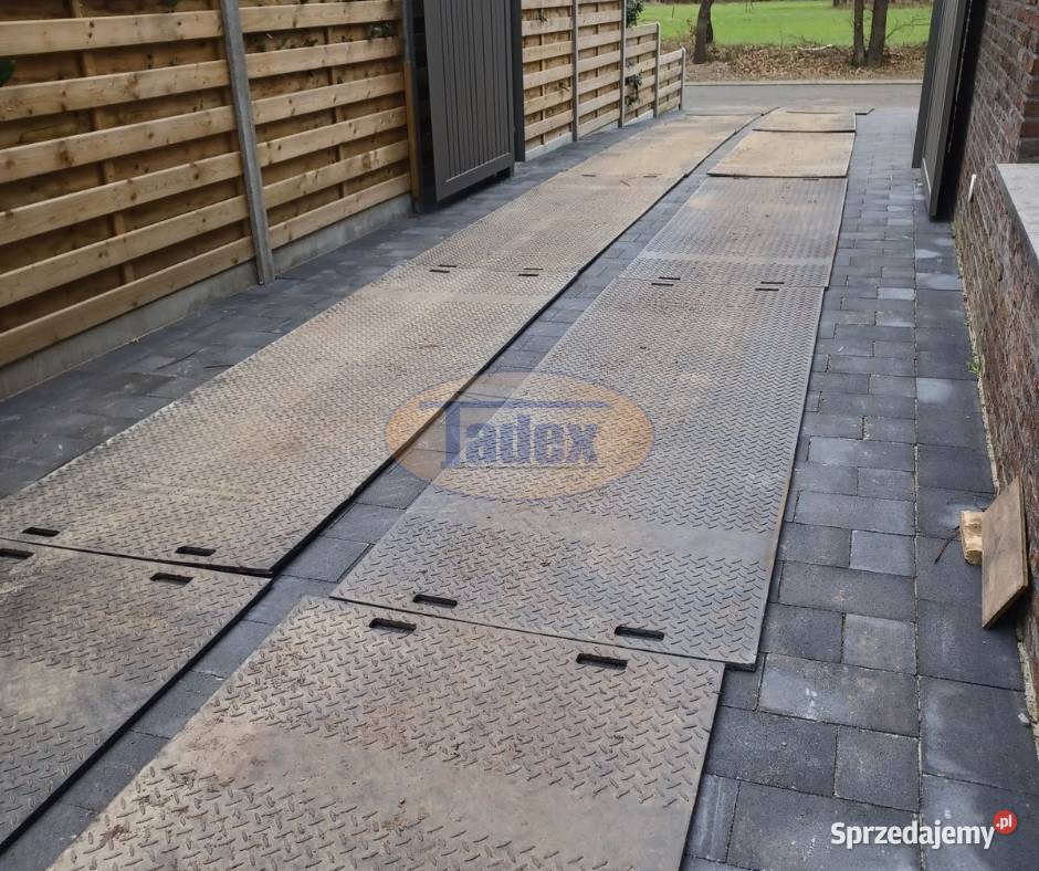 Płyty drogowe z tworzywa sztucznego drogi Luboń