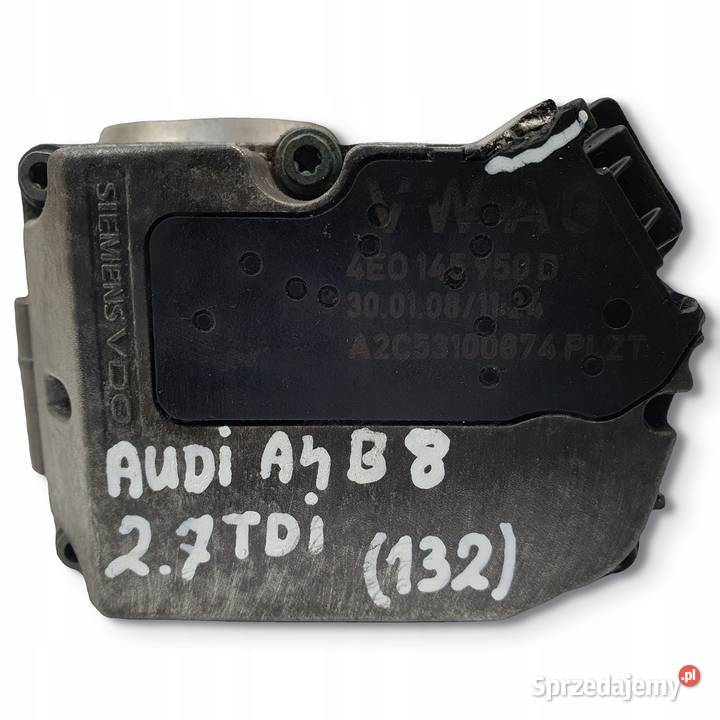 PRZEPUSTNICA Audi A4 B8 27 TDI V6 oryginał Chełm