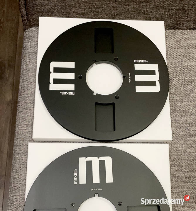 Szpule magnetofonowe 265 Maxell czarne Nowa Sól sprzedam
