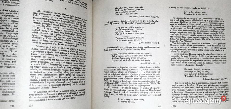 Szkice o literaturze emigracyjnej Maria D miękka Chełm sprzedam