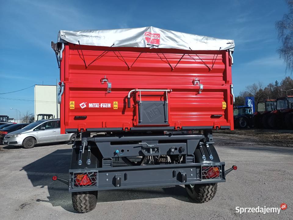 PrzyczepaPrzyczepy rolnicza dwuosiowa T710 6t 8t Przyczepy rolnicze Skalbmierz