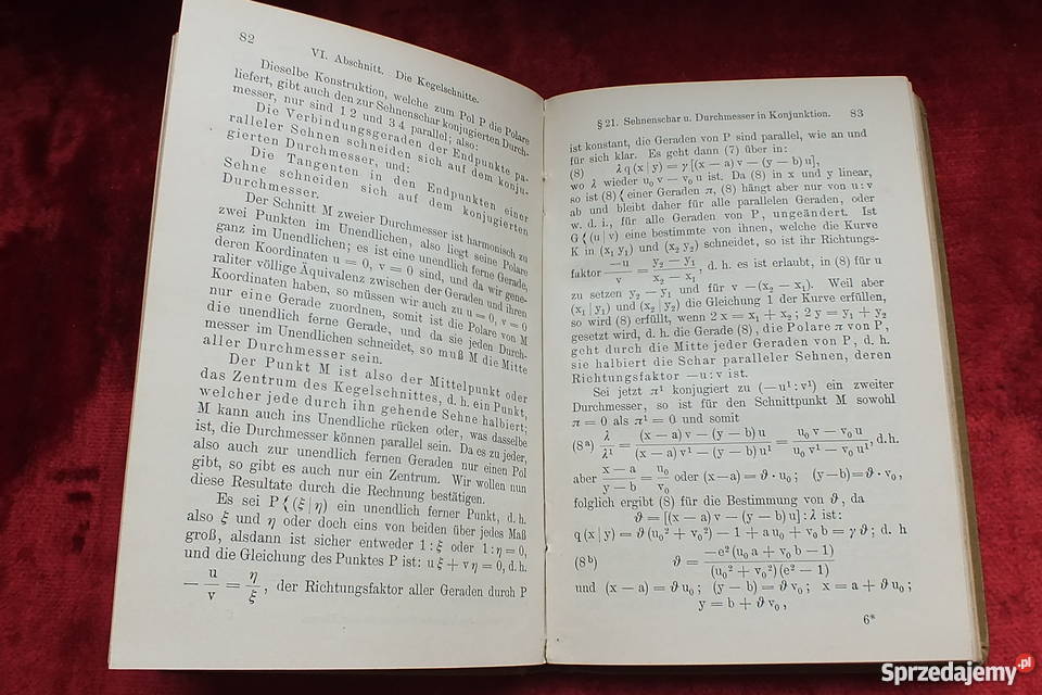 Stara niemiecka książka matematyka wydana w 1906 sprzedam