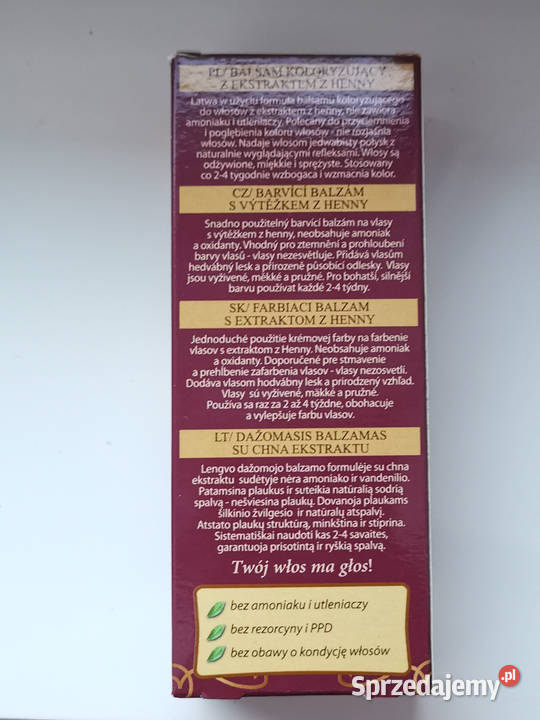 Balsam Koloryzujący Henna Color Lędziny