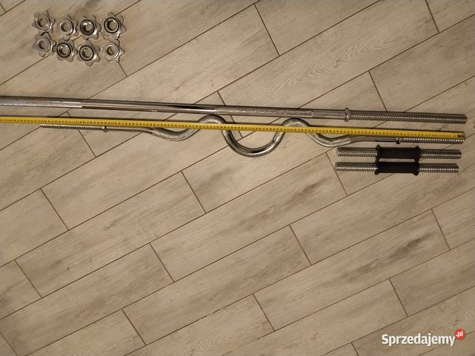 Zestaw gryfów fi 24 mm prosty 180 gięty 120 2 Sprzęt do ćwiczeń Warszawa