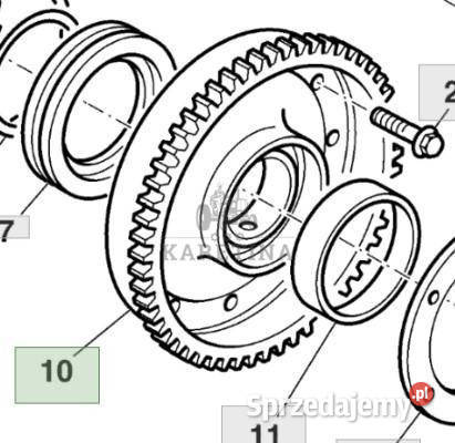 John Deere 6115R Obudowa Mechanizmu Różnicowego Pozostałe Jastrzębniki