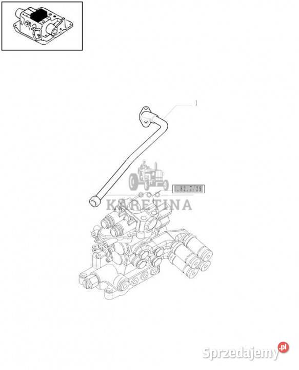 Holland T6010 T6090 T6070 Rurka hydrauliczna 16 Jastrzębniki sprzedam