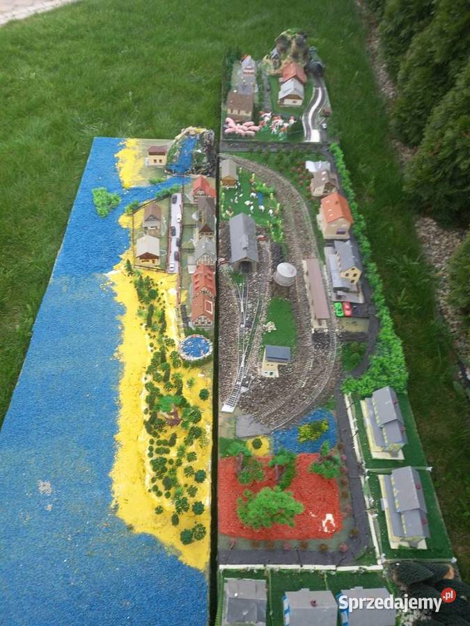 Makieta kolejowa duża 3 elementy Elementy makiet wielkopolskie Poznań