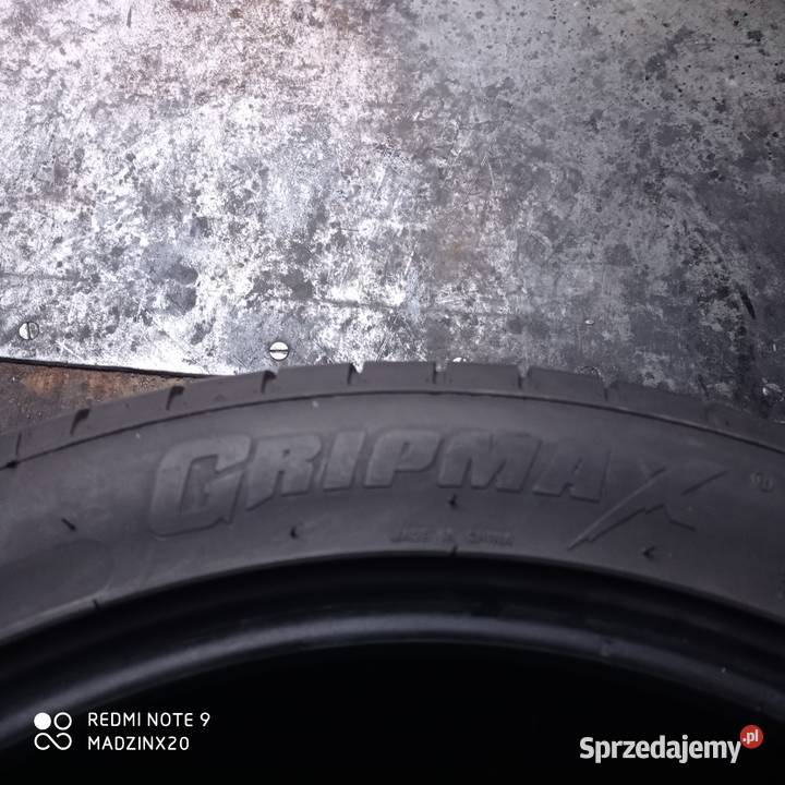 23545 R20 Gripmax Stature SHT 1OO W XL DOT 1518 Kamień Pomorski sprzedam