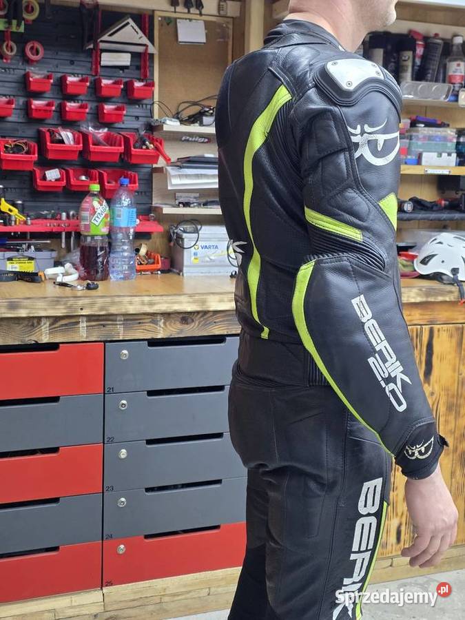 Kombinezon motocyklowy berik rozmiar 52 fluo podkarpackie Trzeboś