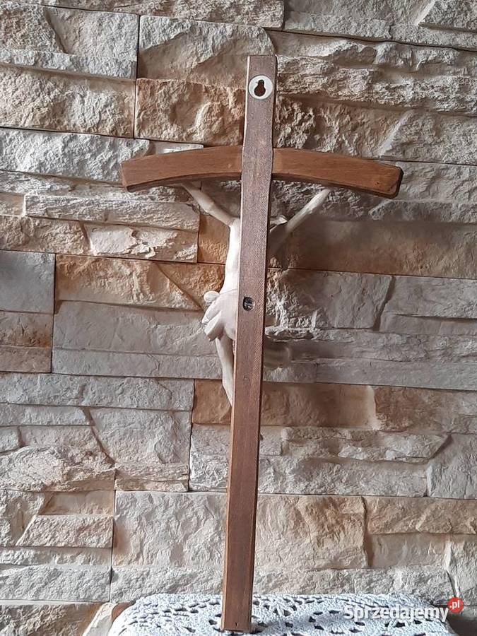 Rzeźba z drewna krzyż drewniany Ukrzyżowanie Lubień