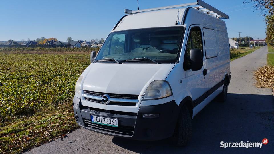 Opel Movano 25 TDCi 2008r średniak L2H2 Motoryzacja Chełm sprzedam