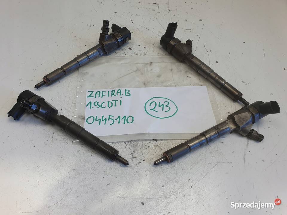 WTRYSKIWACZ Opel ZAFIRA B 19 CDTI 16V wtrysk osobowe Wtryskiwacze lubelskie Chełm