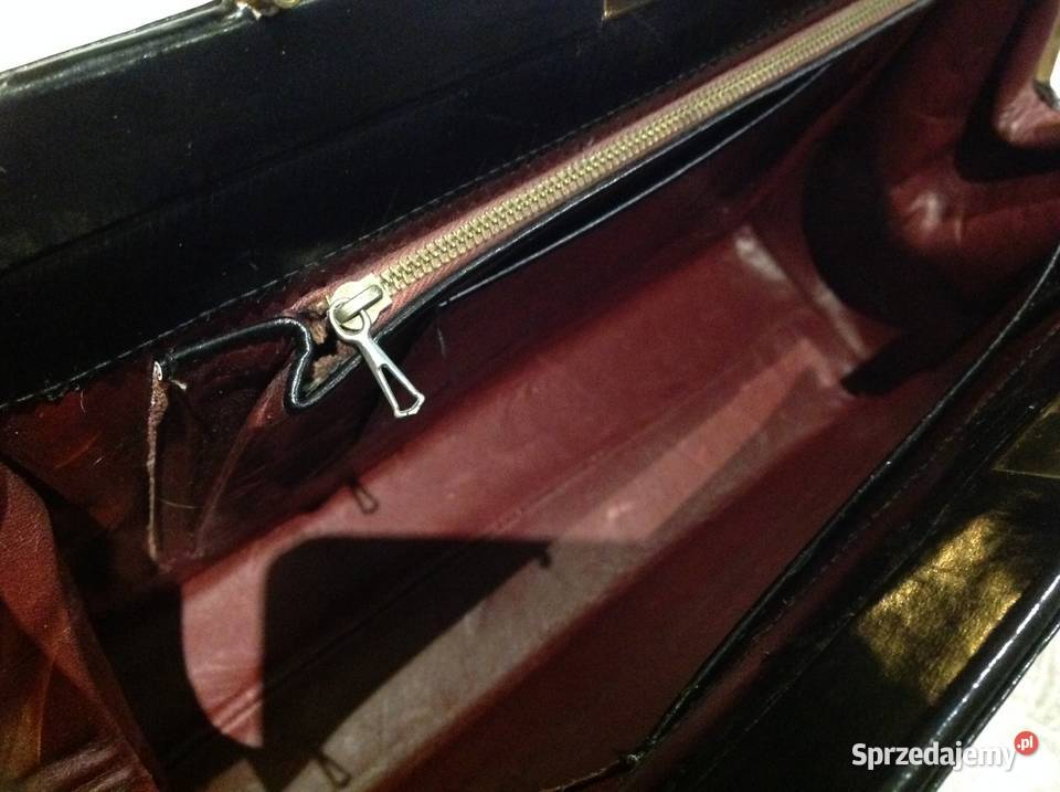 Kuferek Torebka Skórzana Damska Czarna Skóra lubuskie Nowa Sól