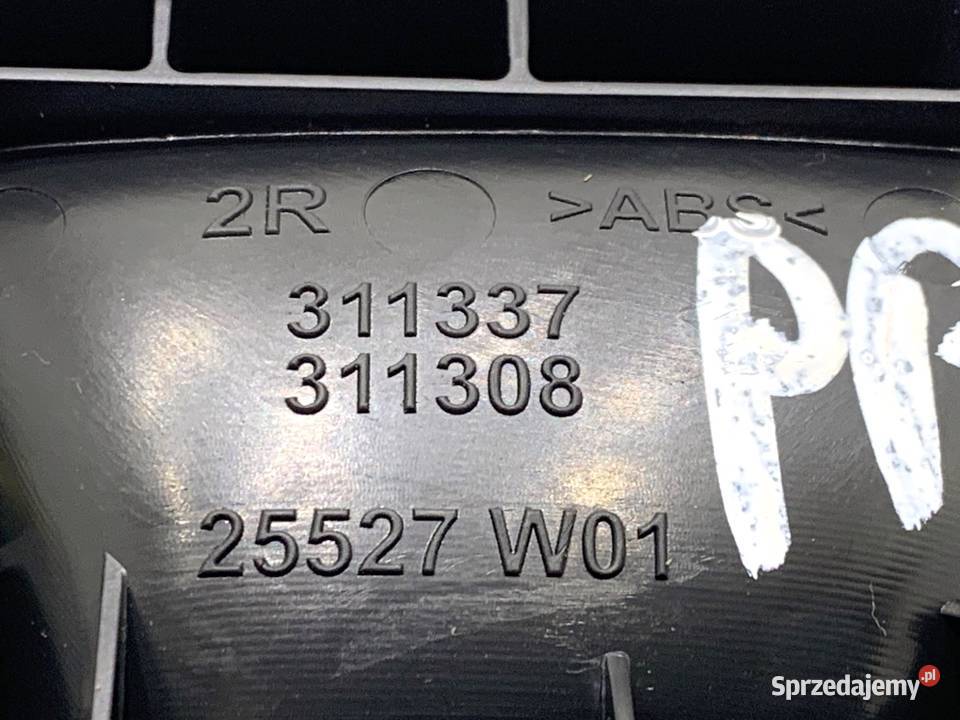 KLAMKA WEWNĘTRZNA PRAWY PRZÓD PEUGEOT 308 II