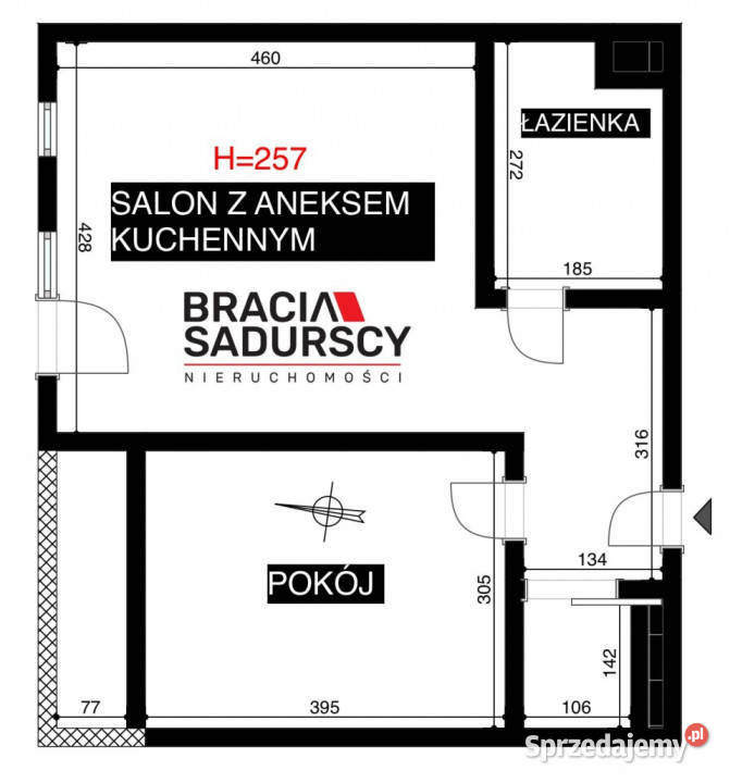 Mieszkanie 780000m2 2pokojowe Kraków