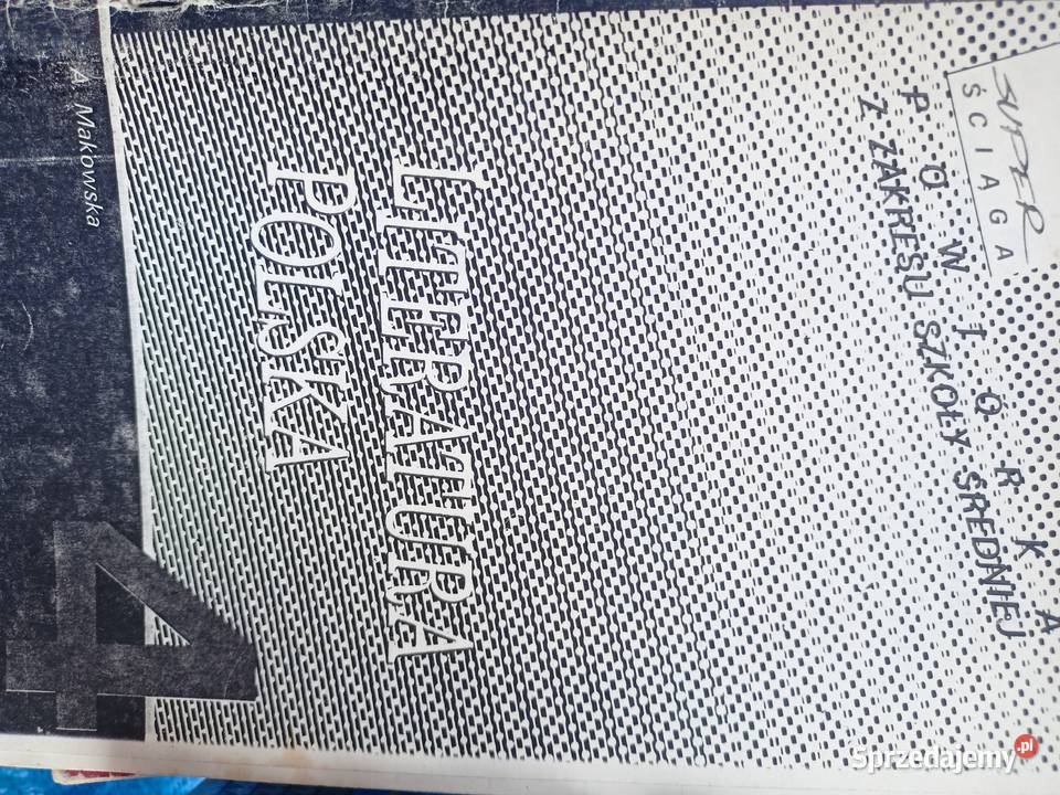 Literatura polska książki Trójmiasto szkolne pomorskie Gdańsk