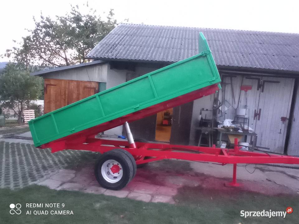 Przyczepka przyczepa z KIPREM do ciągnika OKAZJA Babice