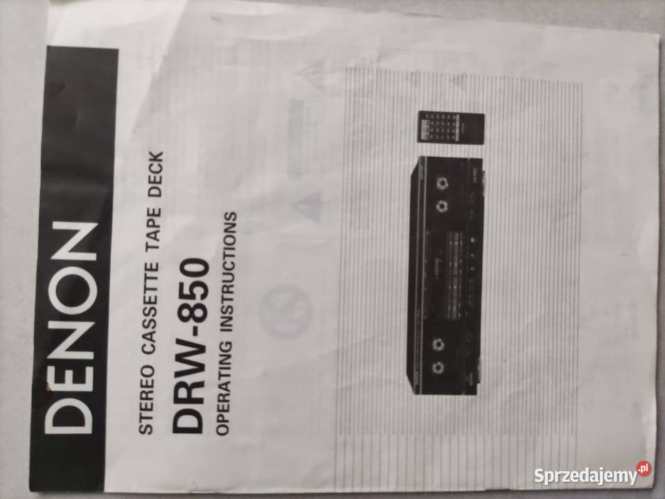 Magnetofon 2kasetowy DENON DRW850 Warszawa