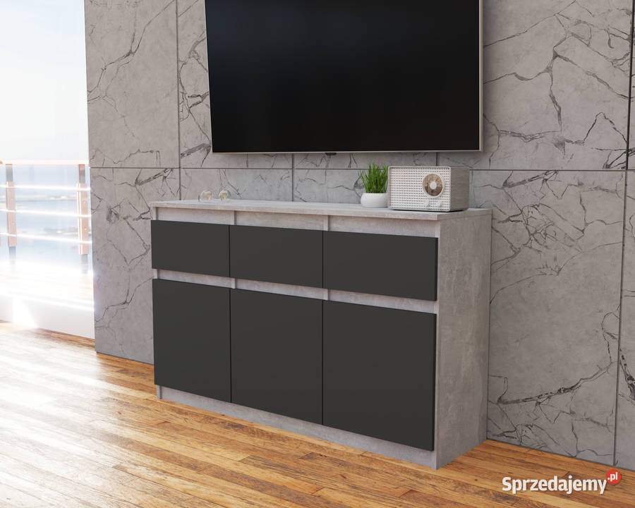 Komoda Młodzieżowa Z 3 Szufladami 120 Nowoczesna sprzedam