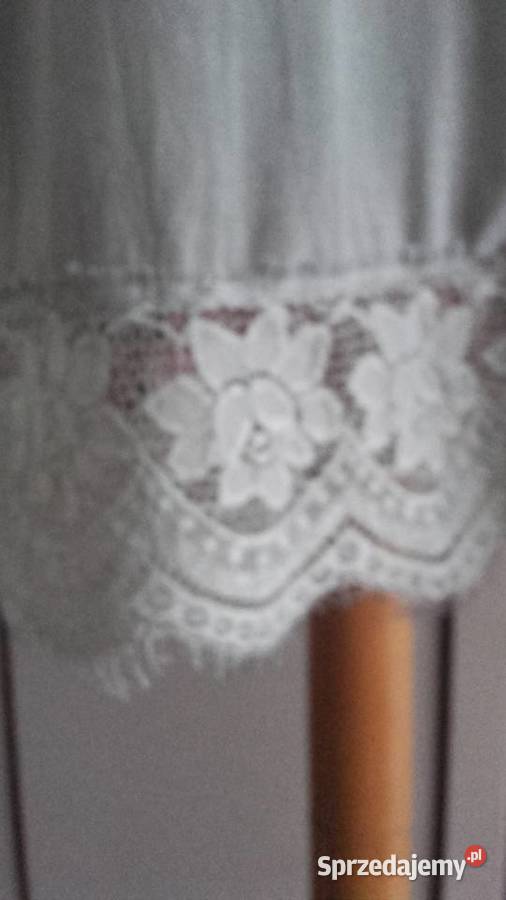 WŁOSKA TUNIKA Z WISKOZY Z KORONKĄ r 48 Rozmiar 48 Moda i Styl Piła