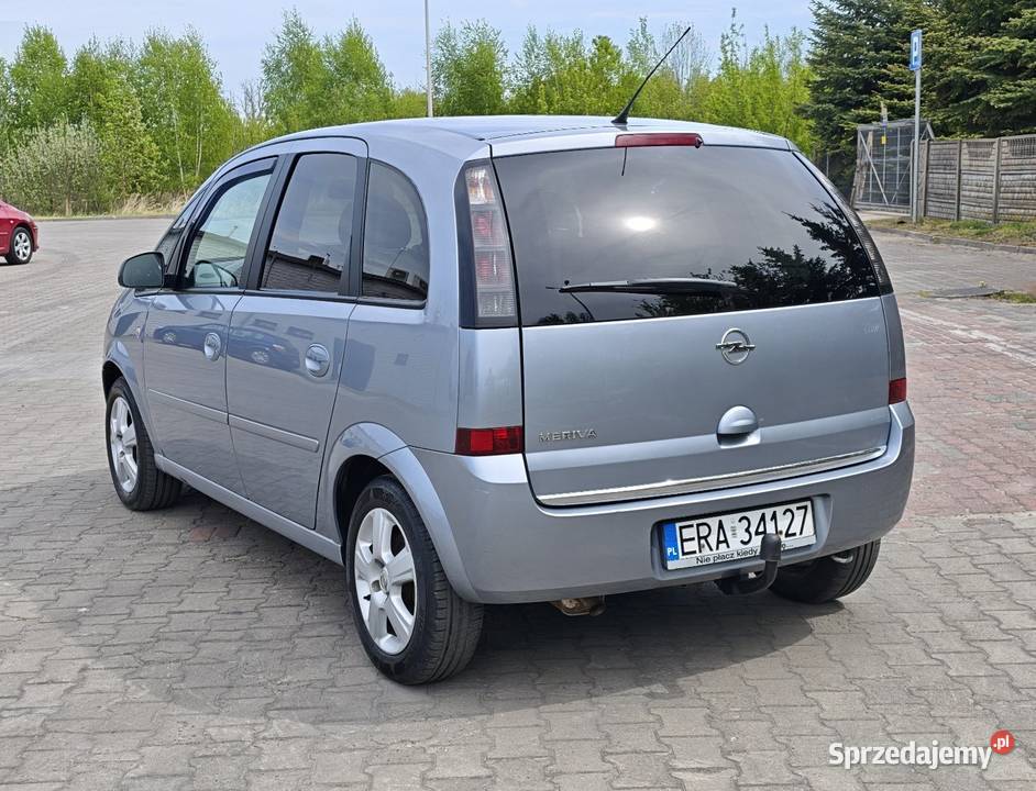 Opel Meriva 16 Benzyna 105 2009r Lift Klima Hak łódzkie Łask