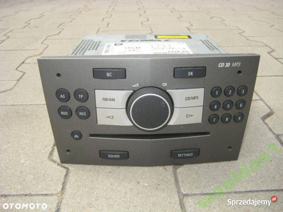 OPEL ZAFIRA B ASTRA H RADIOODTWARZACZ CD 30 MP3 Karoseria Rakoniewice