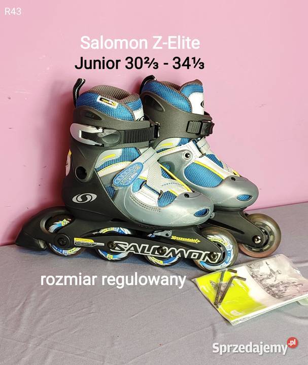 Rolki Salomon Junior regulowane 30 34 dziecięce Skating Jasień