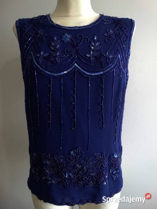 Bluzka Balowa Wieczorowa Imprezowa Bogato Odzież damska