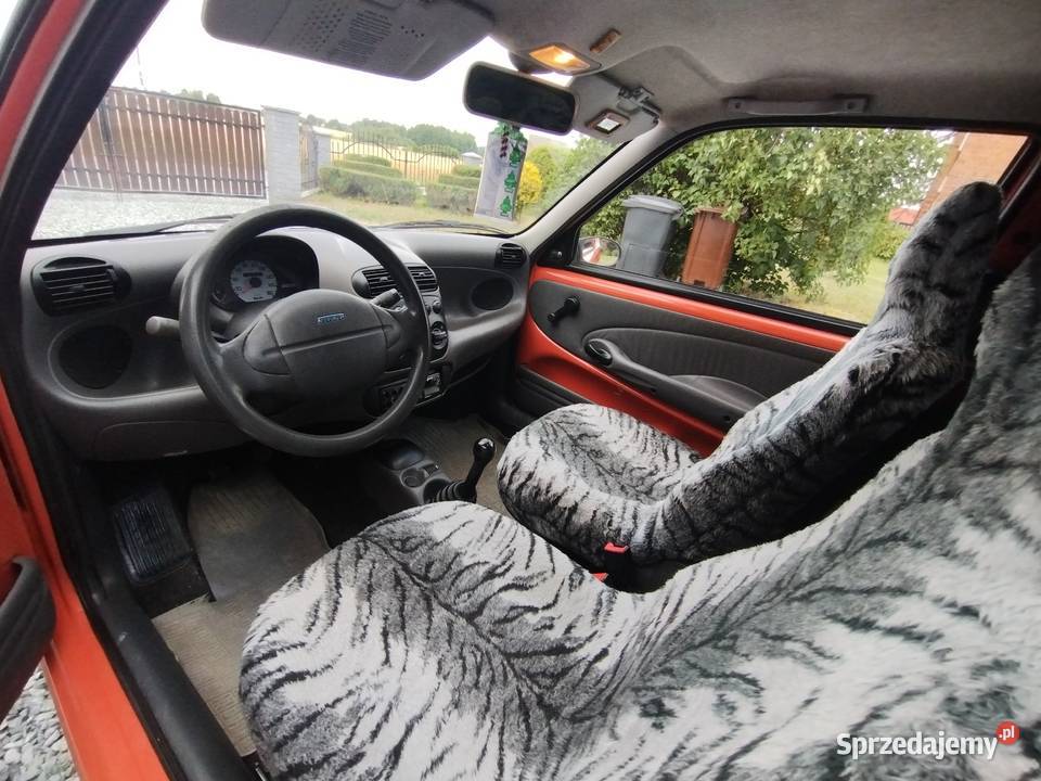 Fiat Seicento 09 Czarne tablice Bezwypadkowy Rok produkcji 1998 śląskie Krzepice