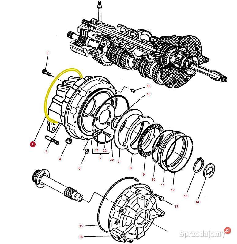 Oring obudowy skrzyni biegów Massey Ferguson Białystok