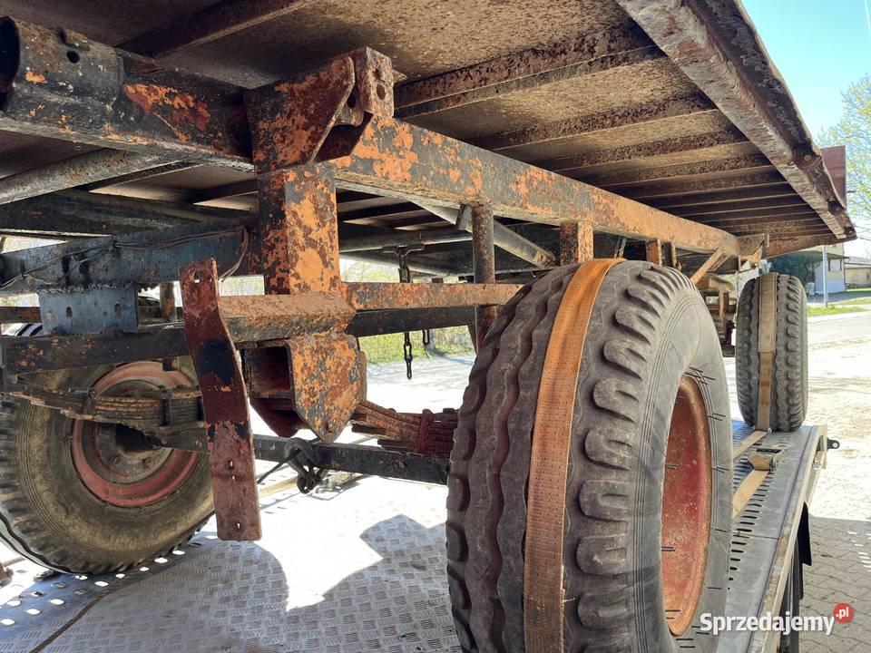 Przyczepa wywrotka 3 strony Niemcy nieuszkodzony Zamość sprzedam