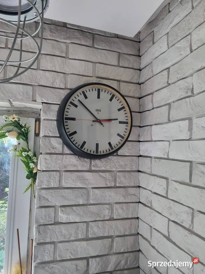Kultowy Zegar Dworcowy PREDOMMETRON Z857 PRL pomorskie Solnica