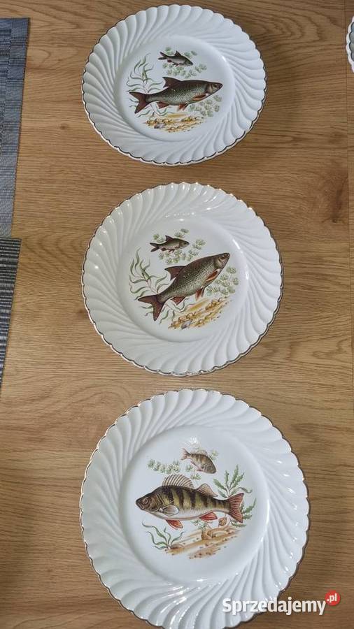Serwis do ryb Ceramika Francuska Luneville Wola Podłężna sprzedam