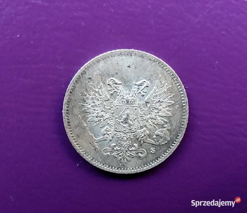 Moneta 25 PENNIA 1917 bez korony CARSKA Pruszków