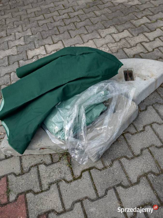 parasol ogrodowokawiarniany zielony Wojkowice sprzedam