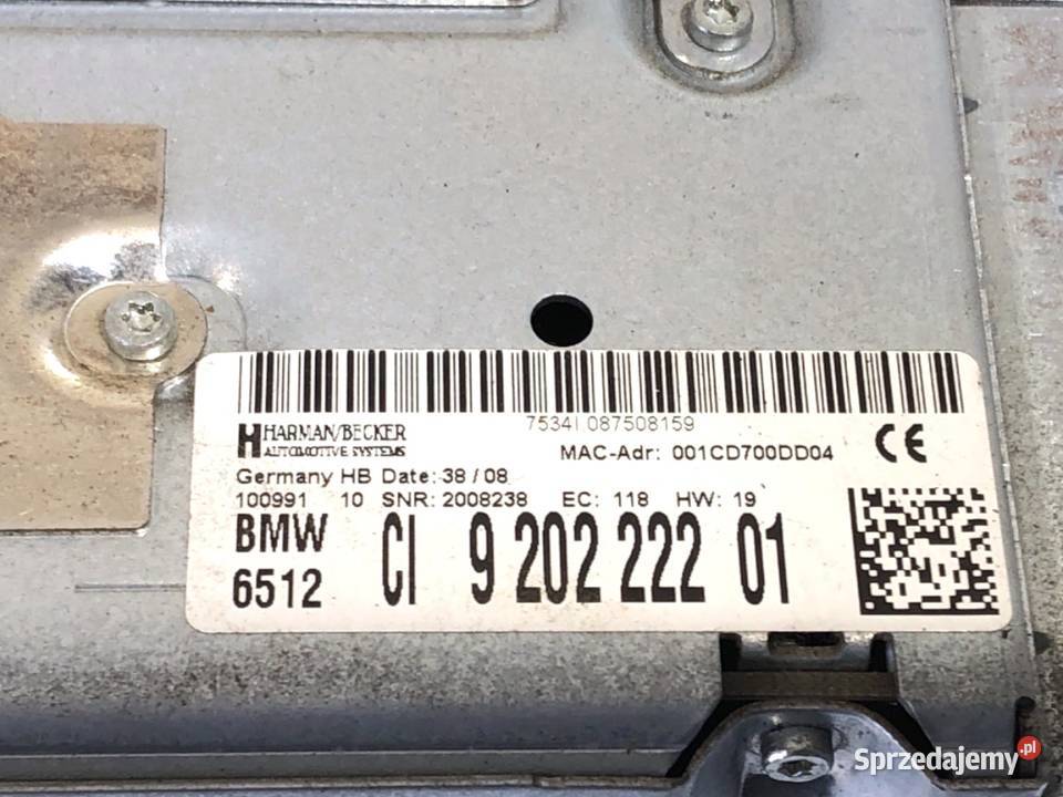 CZYTNIK NAWIGACJI BMW F01 9202222 0815