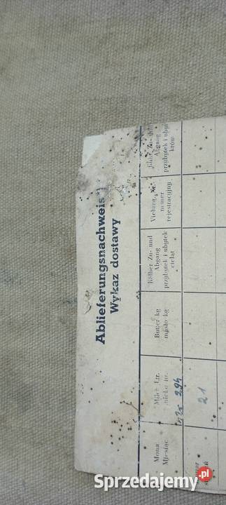 Worek oryginalnym nakazem dostawy nie ma nic Jarosław