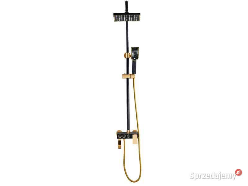 Deszczownica regulowana 160 190 aluminium czarno czarny łódzkie