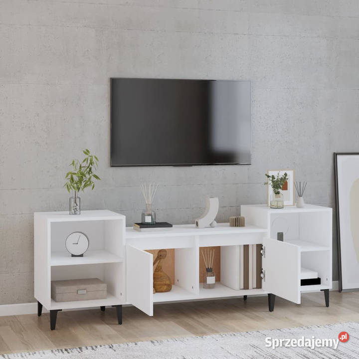Szafka pod TV biała 80x36x50 materiał sprzedam