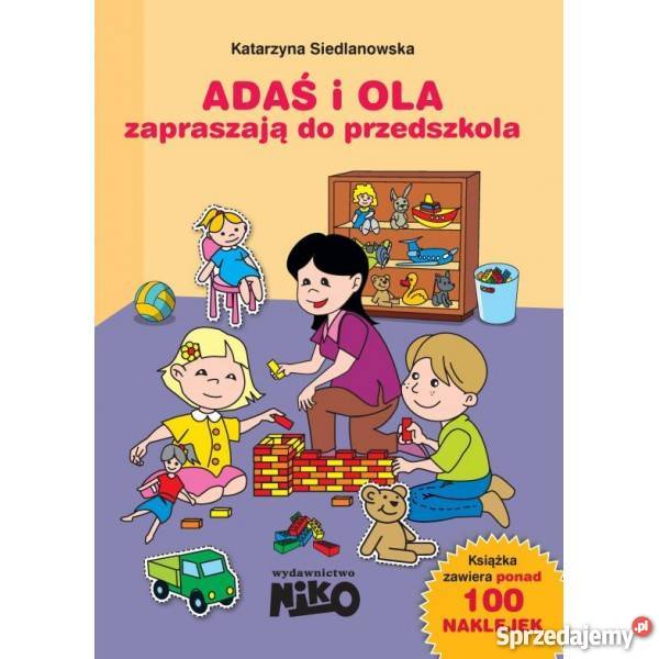 Adaś i Ola zapraszają do przedszkola + naklejki