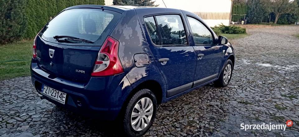 10 DACIA SANDERO 14i Klimatyzacja SERWIS 100 immobilizer Sulechów
