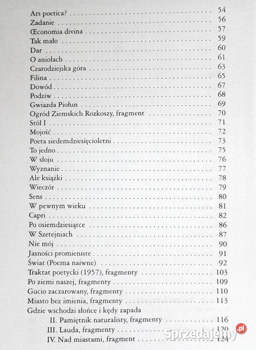 Antologia osobista Czesław Miłosz miękka Chełm