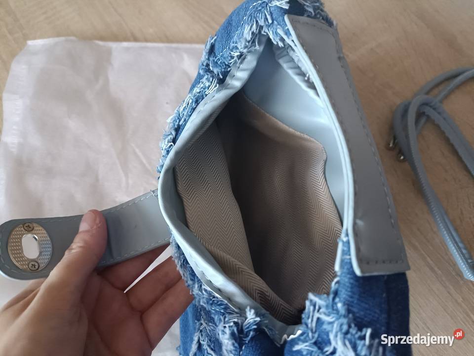 Torebka dżinsowa retro mała na ramię Dla kobiet Kwidzyn