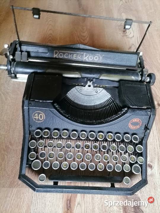 Stara maszyna do pisania ART DECO
