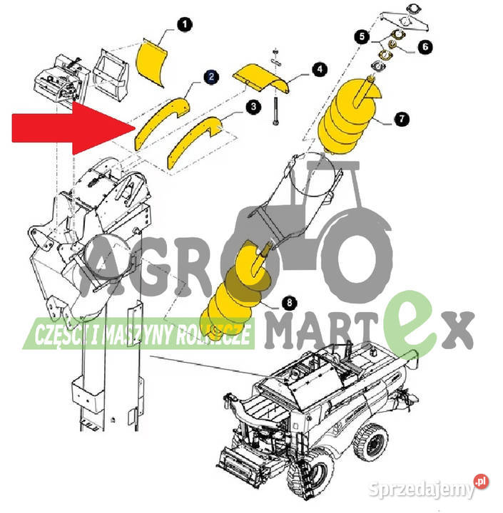 84433502 84334389 PŁYTA CIERNA RH CNH Wichrów