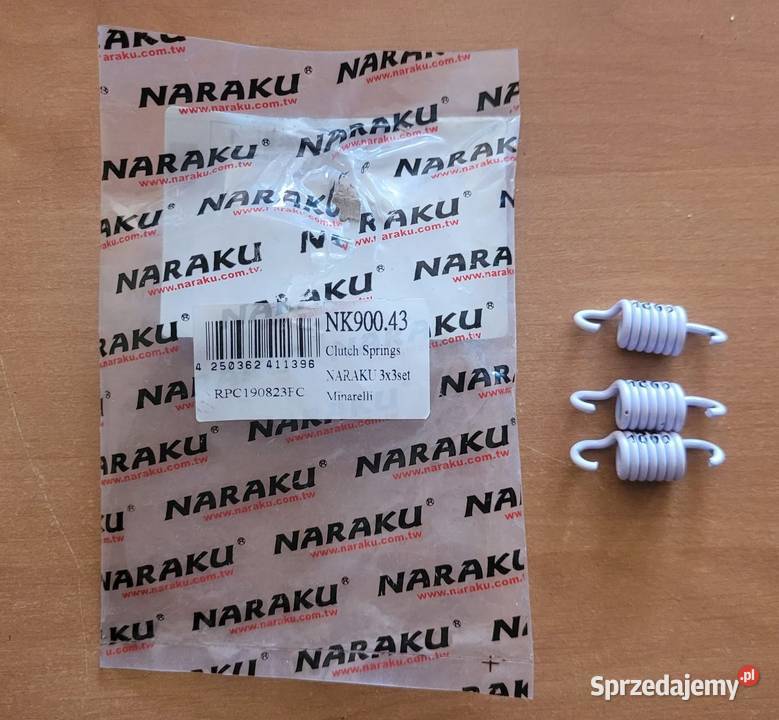 Sprężyny sprzęgła Naraku Białe 3 Bytów