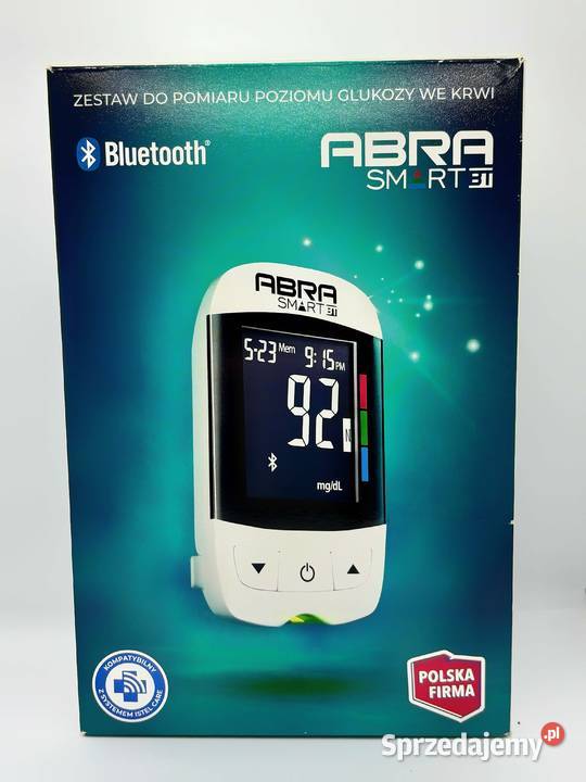 Glukometr Abra Smart BT z nakłuwaczem biały Elbląg